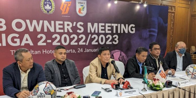 Sejumlah peserta Liga 2 2022-2023 berharap kompetisi mereka kembali digulirkan/Net