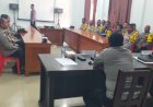 Kapolres Boven Digoel Berikan Penekanan Kepada Anggota Bhabinkamtibmas Saat Anev Kerja