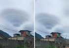 Fenomena Alam,  Awan Berbentuk Ufo Ini Tanggapan BMKG Jayapura