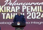 Luncurkan Kirab Setahun Menuju Coblosan 2024, Ketua KPU Buat 4 Komitmen Menuju Sukses Pemilu Serentak