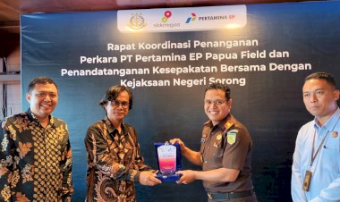 SKK Migas-KKKS Pertamina EP Papua Field Jalin Kerja Sama dengan Kejaksaan Negeri Sorong
