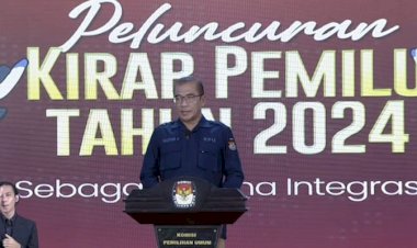 Luncurkan Kirab Setahun Menuju Coblosan 2024, Ketua KPU Buat 4 Komitmen Menuju Sukses Pemilu Serentak