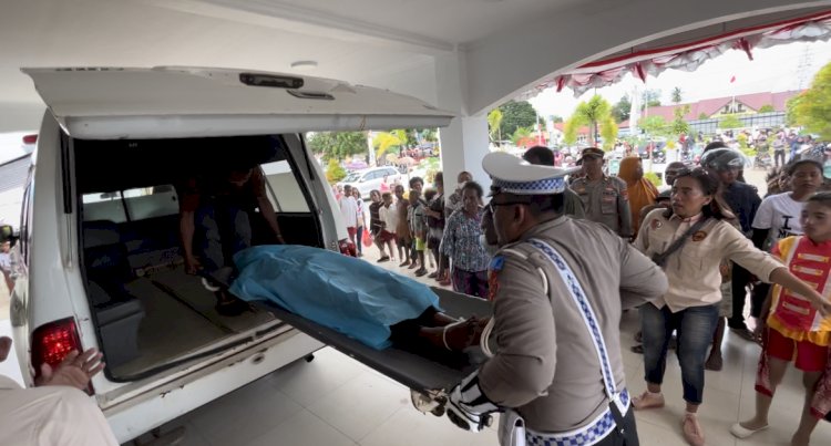 Jenazah Korban Pawai Budaya di Merauke saat di evakuasi/ Rmol Papua