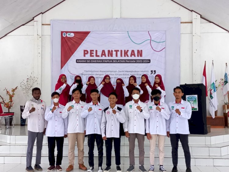 foto bersama pengurus KAMMI yang telah di lantik