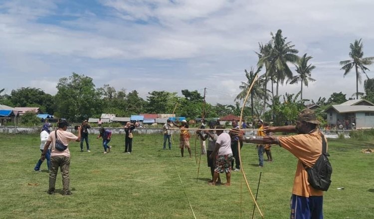 Lomba Panasan Tradisional/ Kominfo Merauke