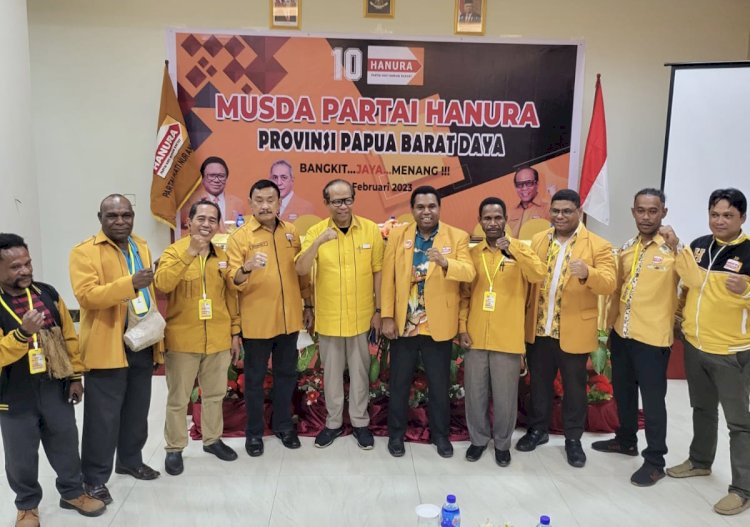 Peserta musyawarah daerah partai Hanura Papua Barat Daya 
