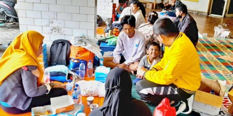Pengungsian warga korban kebakaran Depo Pertamina Plumpang, Koja, Jakarta Utara/Ist