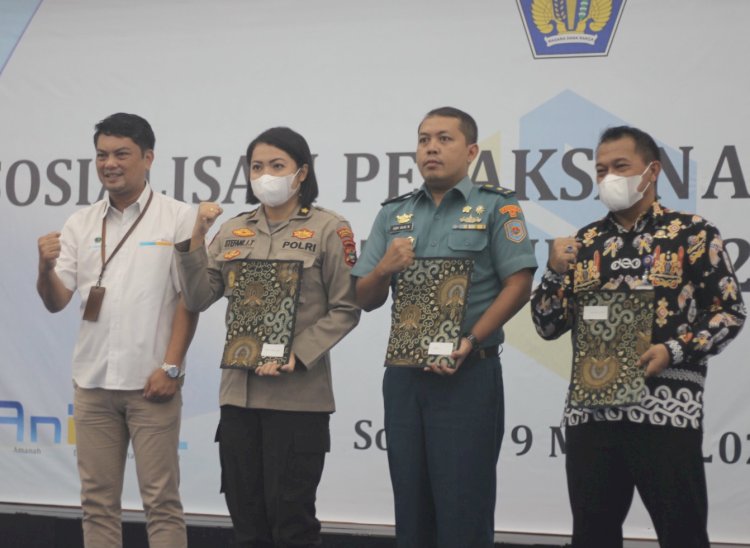 Satuan Kerja dengan Nilai Indikator Kinerja Pelaksanaan Anggaran Terbaik Tahun 2022 Untuk Kategori Pagu di atas Rp. 50 Miliar. Terbaik pertama, Polresta Sorong Kota terbaik kedua, Pasmar 3 dan  terbaik ketiga, Kantor UPBU Domine Eduard osok