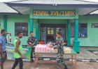 Denpal XVII/3 Merauke Berbagi Takjil Kepada Masyarakat