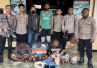 Polisi Amankan 4 Pelaku Pengguna Ganja Beserta Barang Bukti
