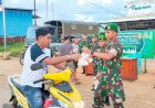 Tebar Kebaikan di Bulan Ramadhan, Kodim 1711/BVD Bagikan Takjil