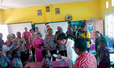 Pj. Bupati Mappi Membuka Pelatihan Pandai Berhitung metode GASING
