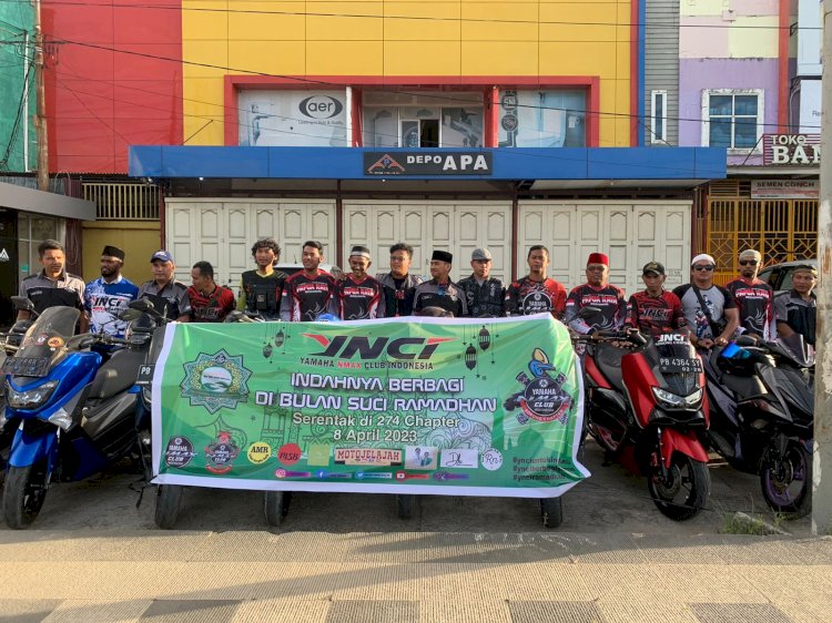 Komunitas motor Yamaha Nmax Club Indonesia (YNCI) Kota Sorong