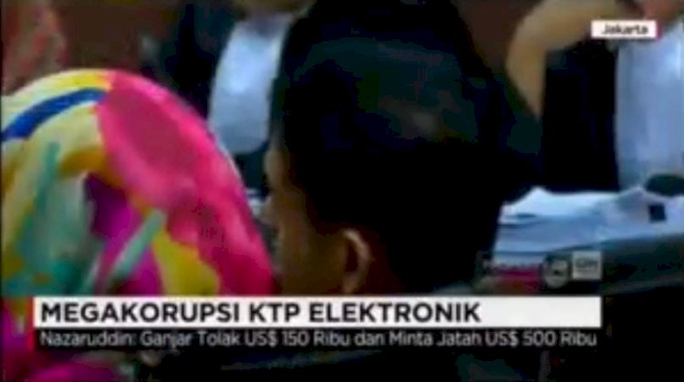 Potongan video persidangan kasus KTP-el yang kembali beredar/Repro