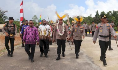 Kunker Kapolda Papua di Boven Digoel, Bupati Minta Naikkan Status Pospol Menjadi Mapolsek