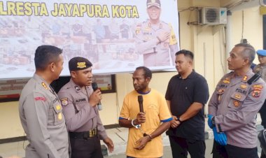Warga PNG Di Amankan Selundupkan Ganja 8,3 Kg Ke Kota Jayapura Melalui Jalur Laut