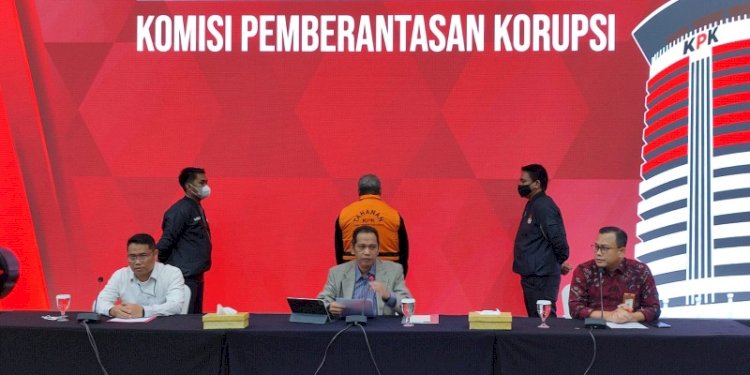 Wakil Ketua KPK, Nurul Ghufron saat menjelaskan kasus perintangan penyidikan oleh Stefanus Roy Rening/RMOL
