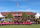 Polres Merauke gelar Olah raga bersama meriahkan Hari Bhayangkara ke 77