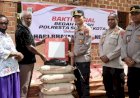HUT Bhayangkara Ke 77, Polresta Sorong Kota Gelar Bedah Rumah