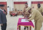 Bupati Hengki Melantik Pejabat Eselon II, III dan IV di Lingkungan Pemkab Boven Digoel
