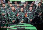 TPN-OPM Serahkan 4 Senjata Api ke Satgas Pamtas RI-PNG Yonif 132/BS
