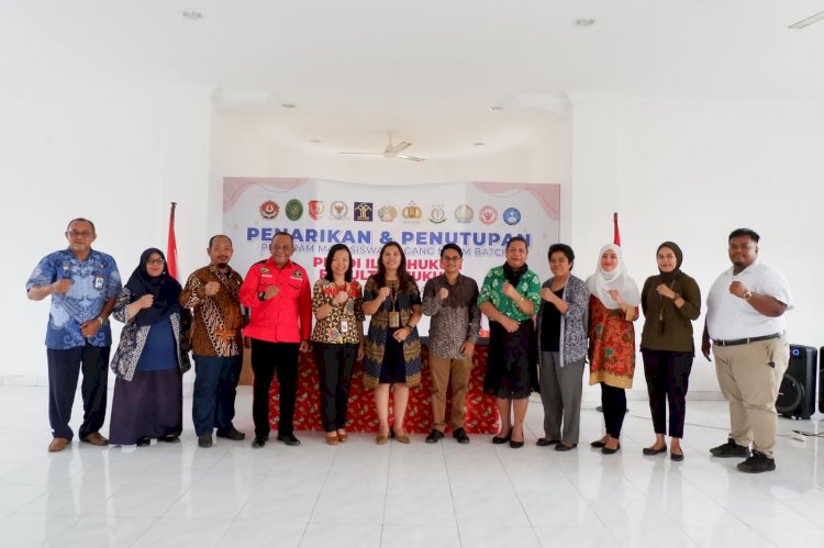 Foto bersama FH Unmus dan Mitrra Kerja