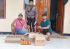 Polsek Jair Kembali Laksanakan Razia Miras, Ratusan Botol Diamankan