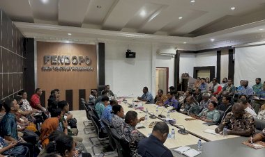 Pj Bupati Mappi Pimpin Rakor Monev APBD Tahun 2023