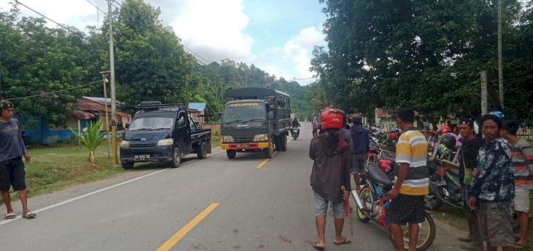 Situasikeributan antara dua kelompok masyarakat di Kampung Nafri pada Kamis (20/7)/ist