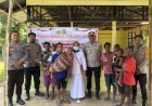 Sambut HUT RI ke- 78, Polsek Kouh Gelar Baksos Pengentasan dan Edukasi Stunting