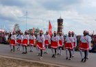 Ratusan Pelajar Di Kabupaten Mappi Ikut Lomba Gerak Jalan Indah Semarakkan HUT RI Ke - 78