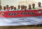 Giat Rutin Bhabinkamtibmas Polres Boven Digoel Ingatkan Warga Bahaya Narkotika