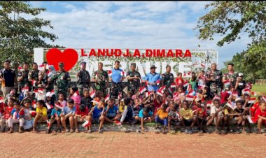 Meriahkan HUT Kemerdekaan RI ke 78, Lanud J. A Dimara Adakan Berbagai Perlombaan