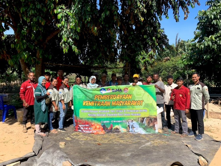 Pemberdayaan Kemitraan Masyarakat di Kampung Sota Oleh Dosen Peternakan Universitas Musamus Merauke