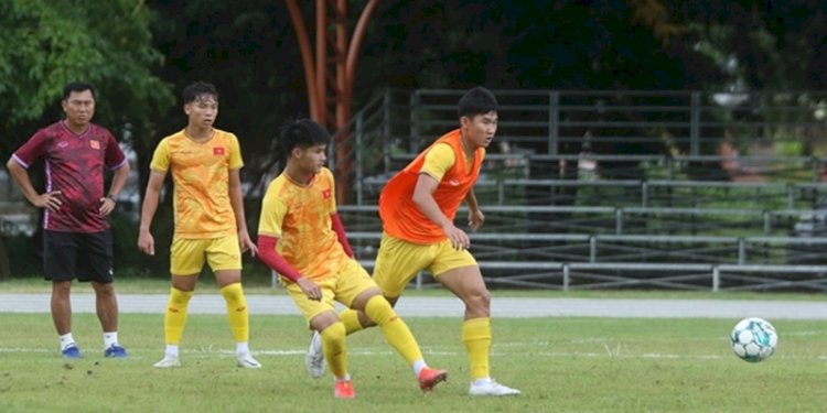 Pemain Vietnam diminta fokus pada laga final melawan Indonesia pada Kejuaraan AFF U23 pada 26 Agustus di Rayong, Thailand/Net