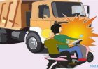 Dipengaruhi Minuman Keras, Pengendara Motor Tabrak Truck Saat Melambung,  Harus Meredam Nyawa