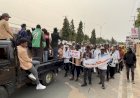 Aksi Unjuk Rasa Seruduk Kantor DPRD Merauke Terkait Melemahnya Jaringan Internet