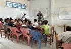 Program Non Fisik, Satgas TMMD Bantu Mengajar di SD YPPK ST Fransiskus Zaverius Kanggewot
