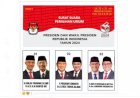 Beredar Desain Surat Suara 3 Paslon: Ganjar-Mahfud, Prabowo Erick dan Anies-Muhaimin