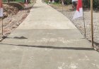 Pengerjaan Jalan TMMD ke-118 Kodim 1711/BVD Capai Titik Akhir 400 Meter