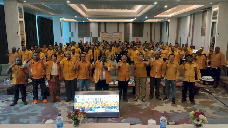 Konsulodasi Strategi Pemenangan PIleg dan Pilpres, Hanura Papua Bekali Para Caleg-nya Sekolah Politik/ist