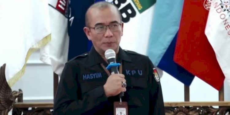 Ketua Komisi Pemilihan Umum Republik Indonesia (KPU RI), Hasyim Asyari/Repro