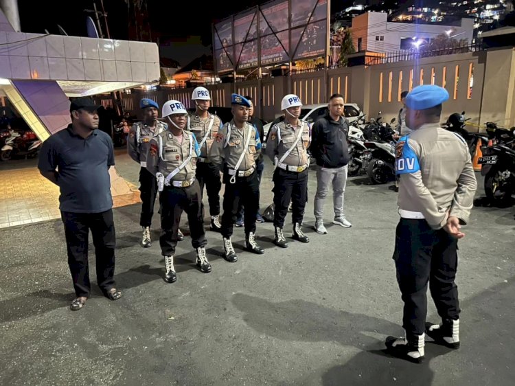 Minimalisir pelanggaran anggota, Provos Polda Papua melaksanakan razia di THM