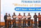 Indonesia-Jepang Teken MoD Proyek MRT Koridor Timur-Barat Fase 1 Tahap 1
