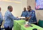Plt. Sekda Boven Digoel Serahkan DPA Perubahan Tahun 2023