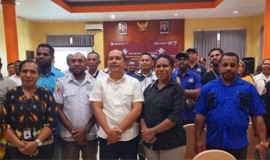 KPU Kabupaten Mappi Gelar Bimtek Sistem Informasi Kampanye Dan Dana Kampanye Pemilu Tahun 2024