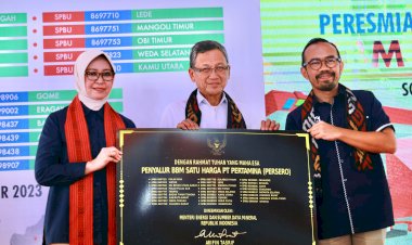 Menteri ESDM dan Pertamina Resmikan 26 Penyalur BBM Satu Harga di Papua - Maluku