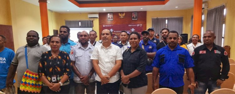 KPU Kabupaten Mappi Gelar Bimtek Sistem Informasi Kampanye Dan Dana Kampanye Pemilu Tahun 2024 /ist