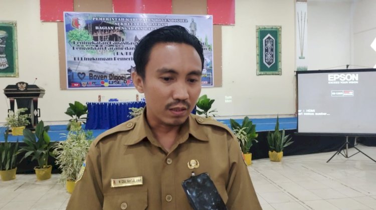 Kepala Bagian Pengadaan Barang dan Jasa Setda Boven Digoel Muhammad Iqbal Bachtiar, S.Kom