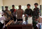 Intens Lakukan Razia, Polsek Pirime Amankan Belasan Sajam dan Miras